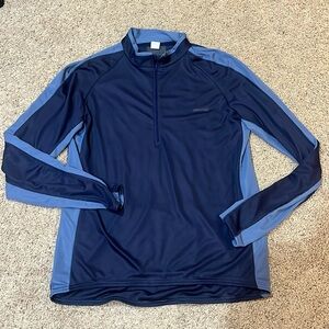Blue Biking Quarter Zip (Size XL)